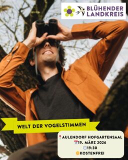 Noch nichts vor am 19. März? Dann kommt nach Aulendorf und tauche mit dem Vogel-Phillip & dem LEV in die Natur eint 🐦
🌱 Gratis Saatgut für alle Teilnehmenden
👉 Anmeldung: blühender.landkreis-ravensburg.org/veranstaltungen

Danke an
@kreissparkasseravensburg · @elobau_stiftung · @tatgut.de
